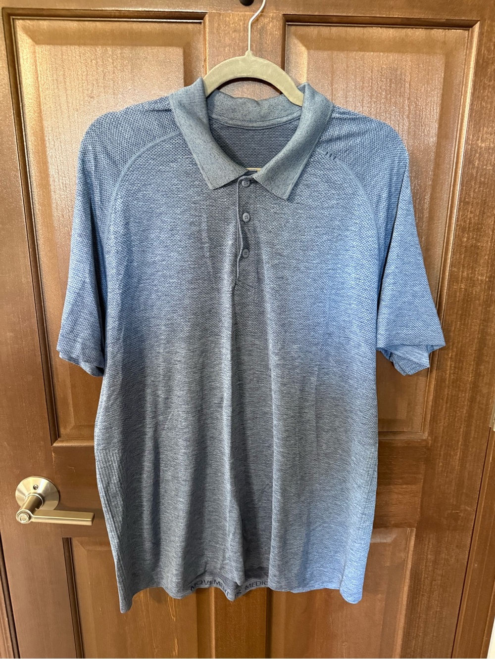 Lululemon metal vent tech light Blue Polo